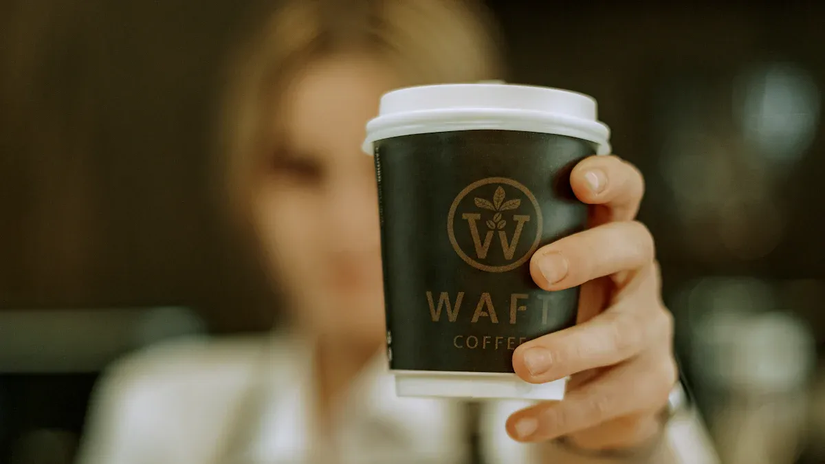 Branded Disposable Coffee Cups Marketing