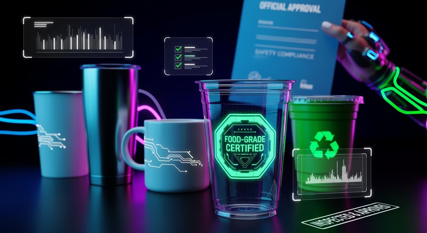 Защо сертифицирането за хранителни продукти е от съществено значение за безопасни чаши