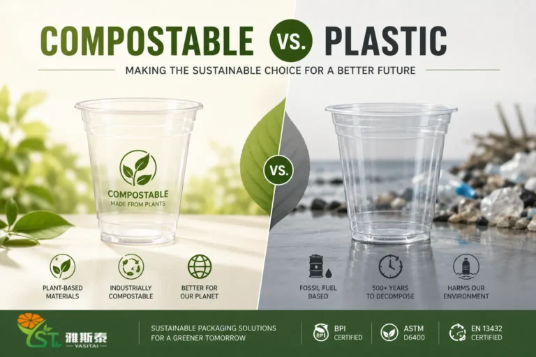 The Definitive Guide: Compostable vs Plastic Cups ̵